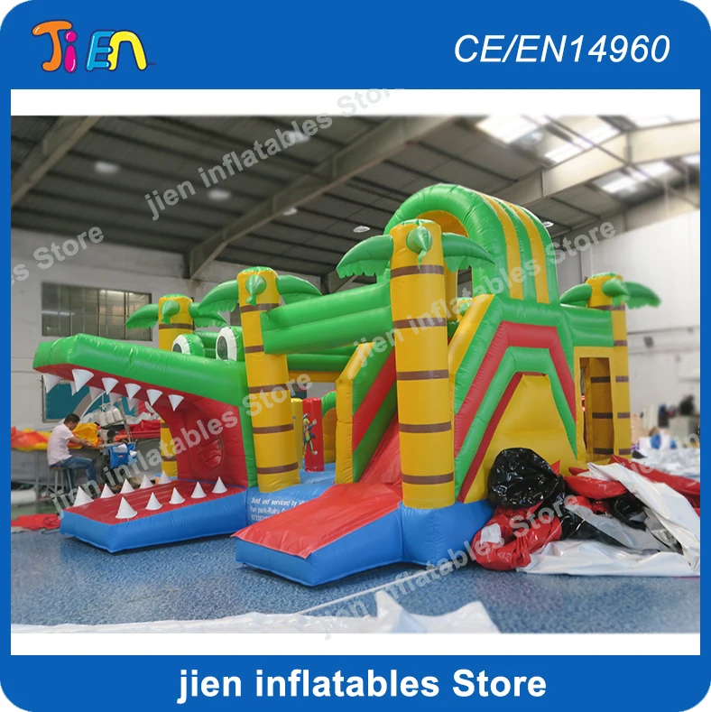 

kids commercial crocodile inflatable bouncy castle,jumping castle,Inflatable castle,inflatable slide and Bounce House Combos