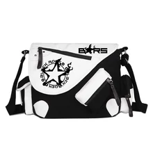 Anime NEGRO ROCK SHOOTER BRS Cosplay Anime Hombres y Mujeres Hombro Bolsa de Mensajero Bolsos de Lona Cruz Bolsa de Regalo de Cumpleaños