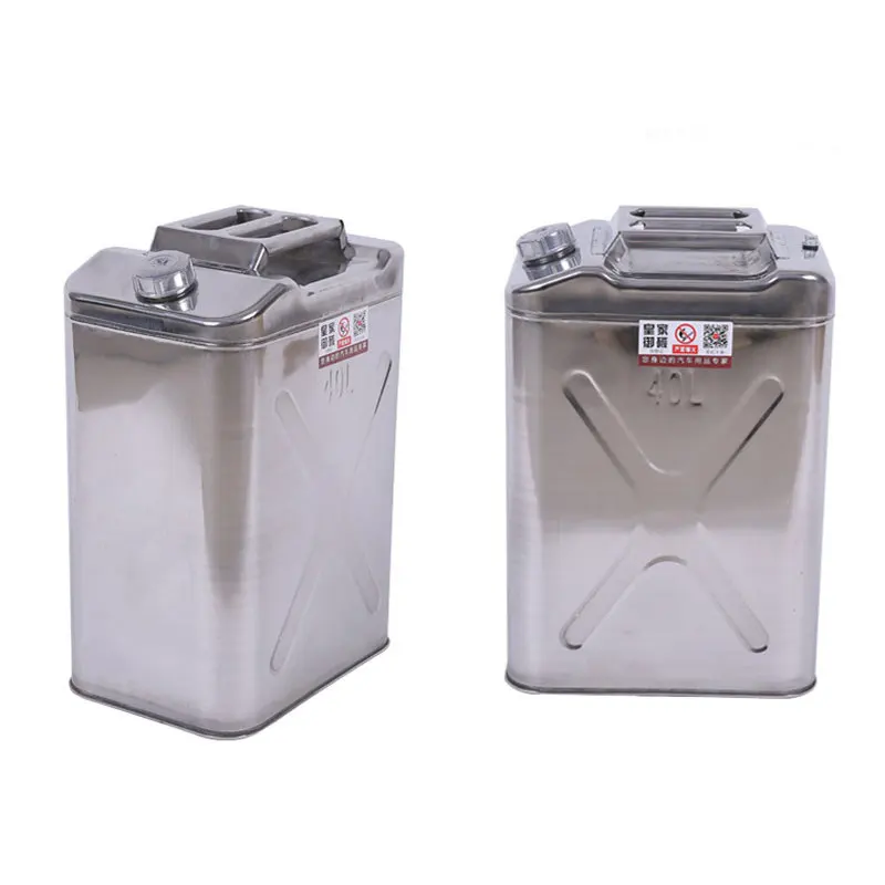 Download 40 Litres Oil Canister Jerry Cans With Sealing Cap Stainless Steel Jerrycan Petrol Diesel Edible Oil Canister 1pc Petrol Cans Petrol Jerry Canssteel Jerry Cans Aliexpress