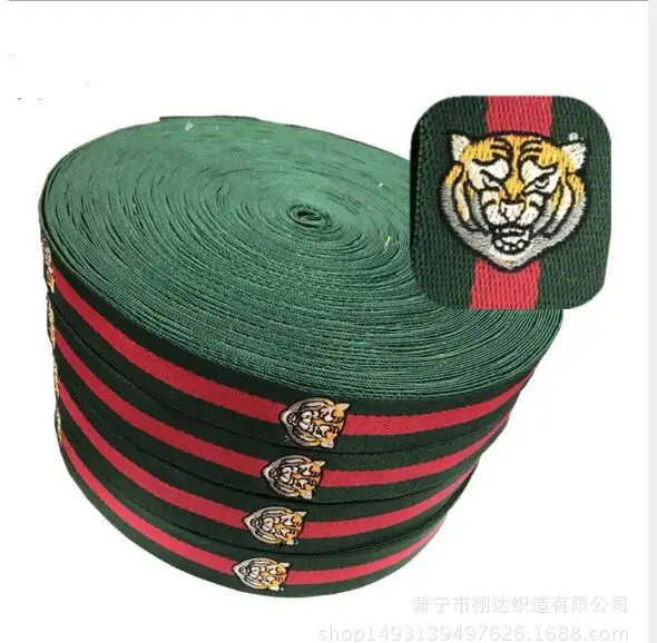 

100yards 38mm Tiger Ribbon Printed Grosgrain Ribbon For Home Decoration