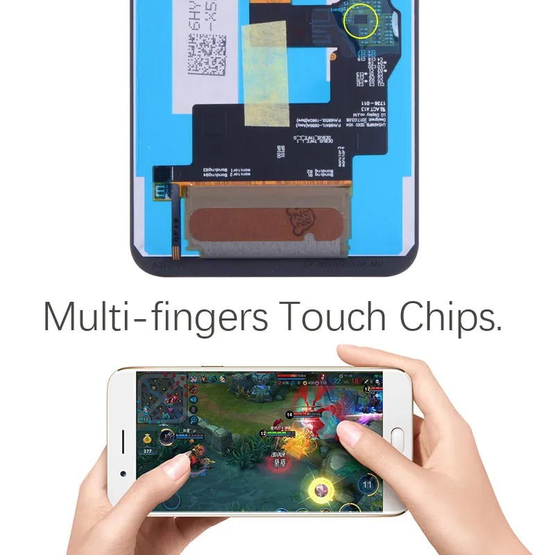 Продажа Дисплей для LG Q6 G6 Mini LCD в сборе с тачскрином на рамке Оригинал черный