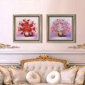 

100% Hand Painted Home Hotel Wall Art blooming Flower Oil Painting Decorative Picture Living Room Paint On Canvas HY141156