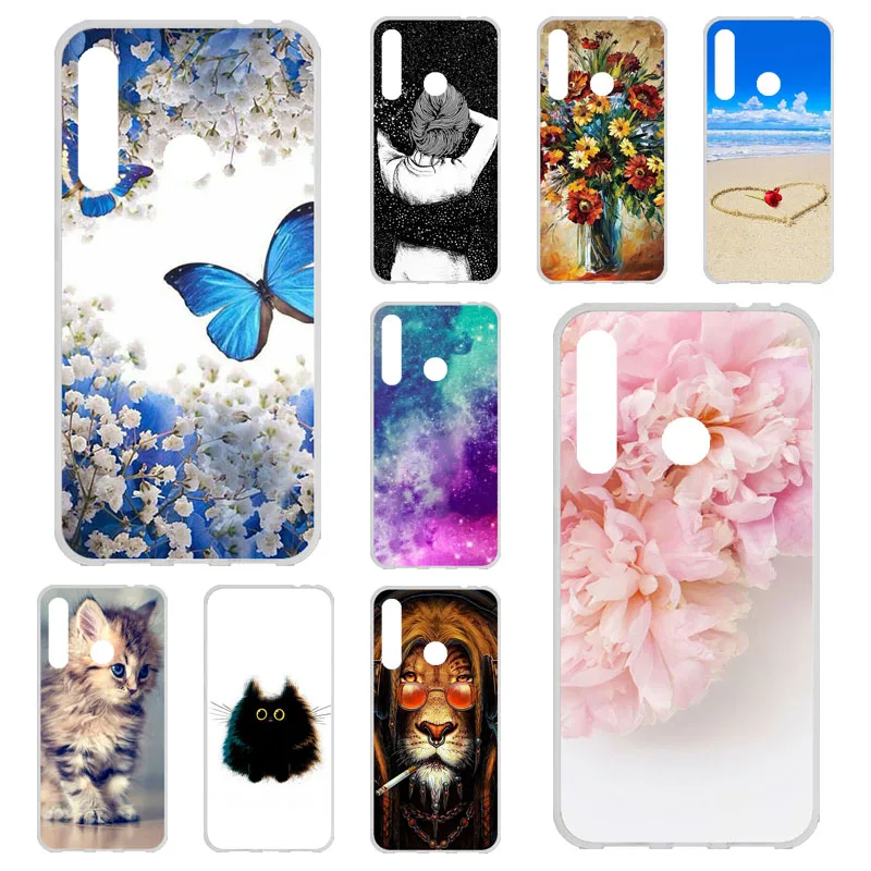 

Soft TPU Case For Huawei Honor 10i Case Silicone On The For Huawei Honor 10i HRY-LX1T 6.21 inch Cover Floral Bumper Fundas