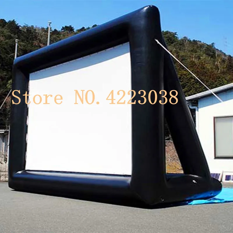 Насос 8 м* 6 м надувной Мега экран-холст проекционный экран для наружных надувных вечеринок