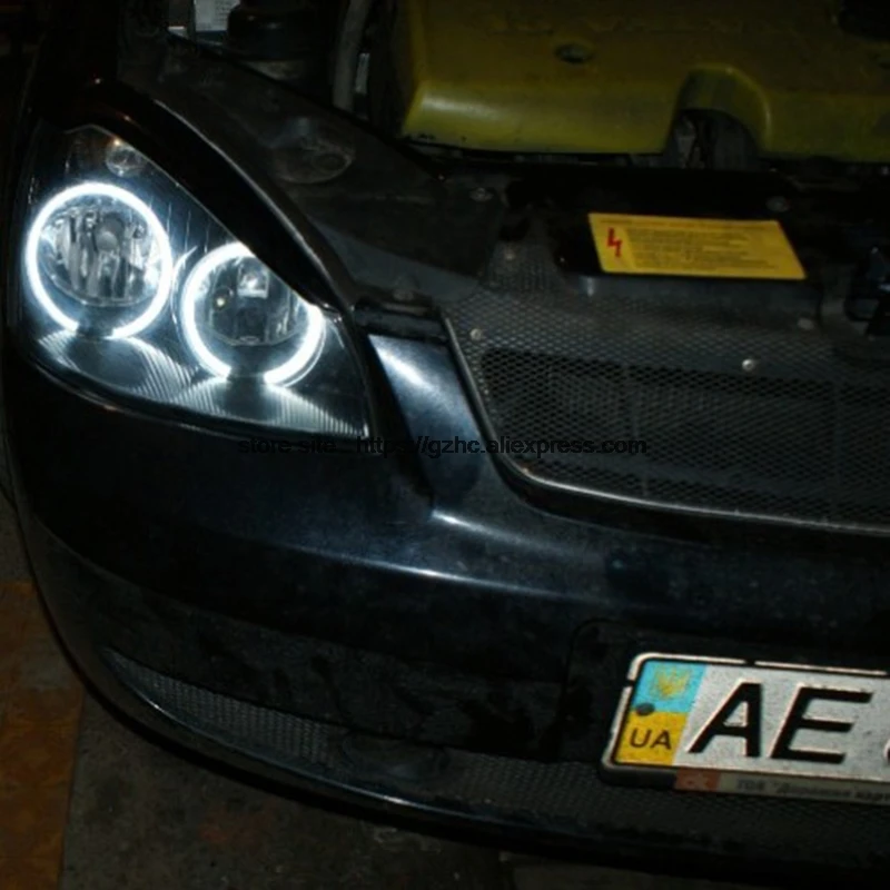 Goede Voor Lada Priora Vaz 2170 2171 2172 Ultra Heldere Dag Drl Ccfl Angel Eyes Demon Eyes Kit Warm Wit halo Ring