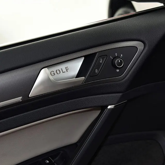 US $5.98 4 PiecesSet Aluminum Car Inner Door Handle Bowl Cover Sticker Case for Vw Golf 7 MK7 2014  2017 A