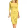 REPHYLLIS Women 3/4 Sleeve Striped Summer Work Business Cocktail Party Office Casual Bodycon Sexy Dress ► Photo 2/6