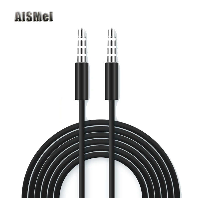 AiSMei Jack 3 5 мм аудио кабель со штыревыми соединителями на обоих концах для