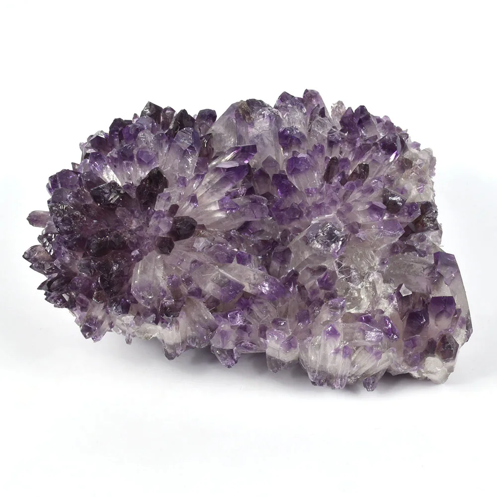 

Rare Natural Purple Cluster Crystal Rectangular Crystal Natural Specter Reiki Quartz Chakra Stones Specimen Healing A9