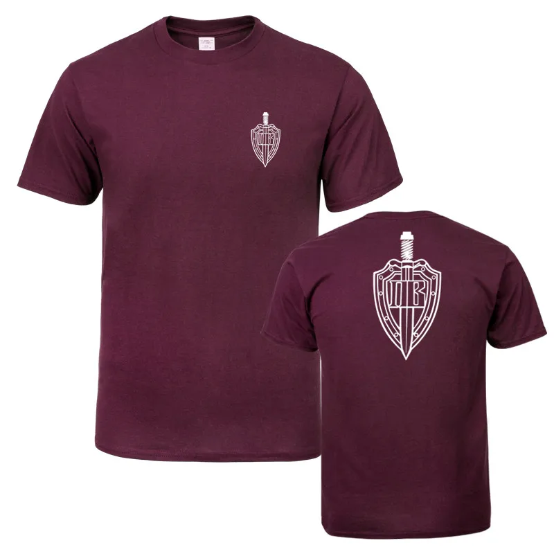 

summer Border troops Men Quality Cotton Short Sleeve T-Shirt Round Neck Great Discount Men T Shirts