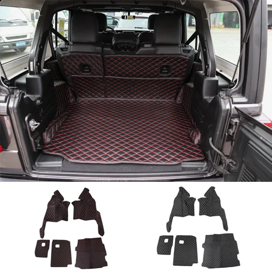 Оптовые цены Розничная 3 D грузовой лайнер багажник коврик для Jeep Wrangler JL 2018 + UPS DHL