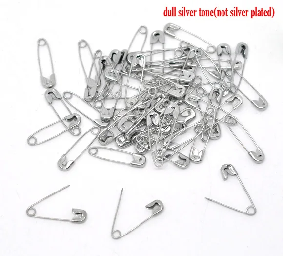 Doreen Box Lovely 500 серебристый цвет выводы Безопасности 19x5 мм (B14861)|pins findings|safety pinssilver tone |