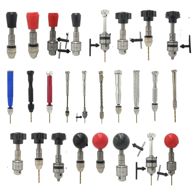 All types of hand drill tools Mini Manual Aluminum Hand Drill Chuck