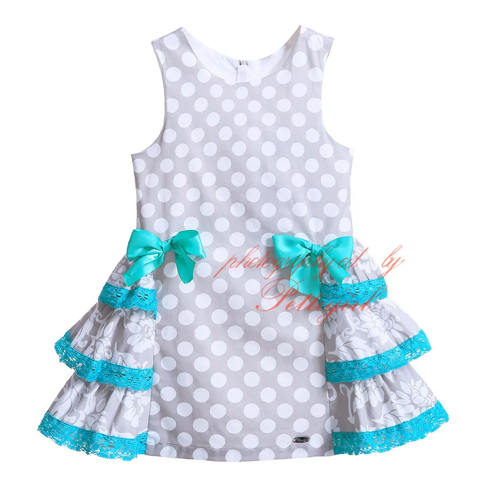 Pettigirl 17 Summer Polka Dot Cotton Girls Dress With Headband Tiered A Line Boutique Kid Costume G Dmgd907 768 Cotton Girl Dress Girls Dressdress With Aliexpress