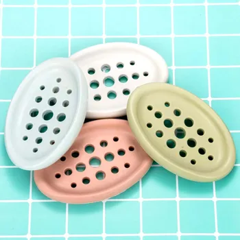 

Portable 1 Pcs Creative Bathroom Soap Dish Case Travel Silica Soap Dish Box Case Holder