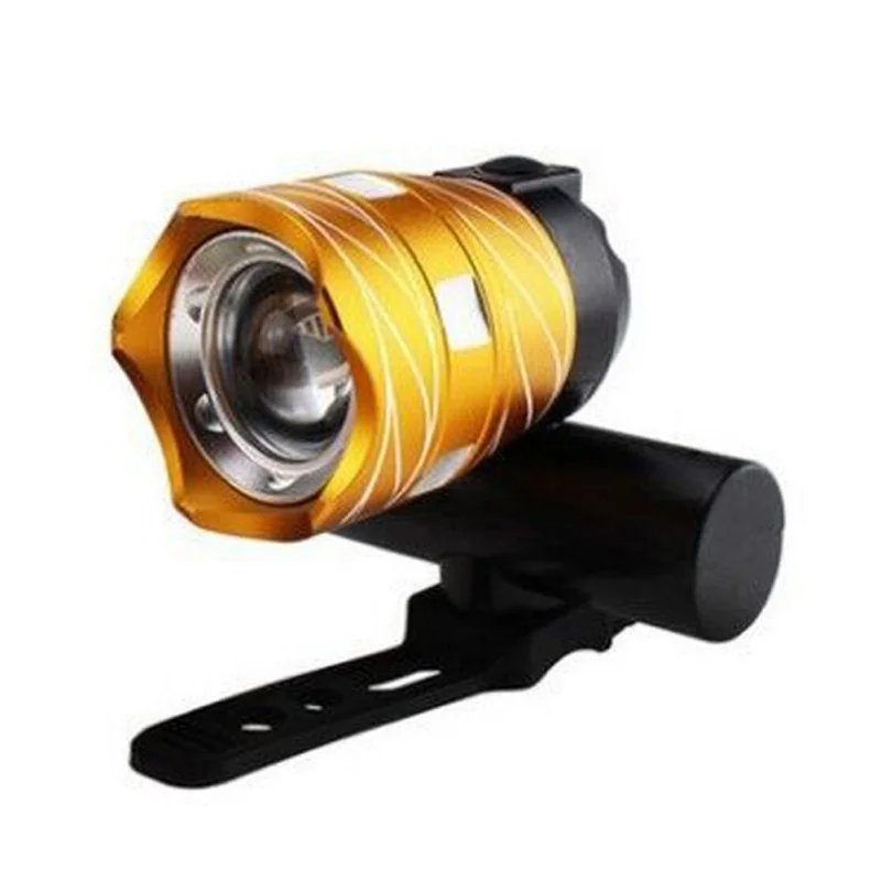 

LED Bicycle Light Bike Front Lamp Handlebar Outdoor Zoomable Torch Headlight USB Rechargeable Built-in Battery 15000LM