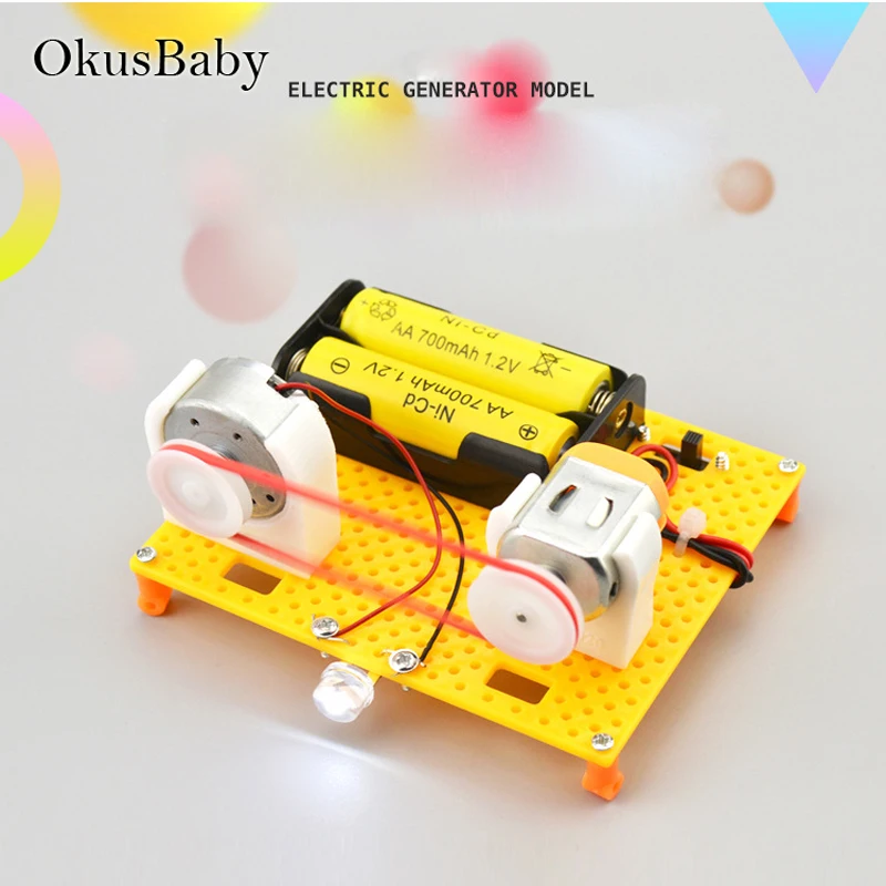 

DIY Craft Toys Children Educational Plastic Generator Model Assemble Toys Set Electric Student Learning School Lessons Tool