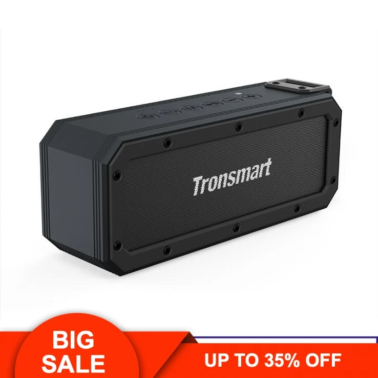 

Tronsmart Element Force Bluetooth Speaker IPX7 Waterproof Portable Speaker 40W Computer Speakers 15H Playtime with Subwoofer,NFC