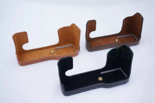 Mirrorless System Camera For Fujifilm Fuji XT10 XT20 Camera Video Bag
Case PU Camera Half Body Pouch Battery Openning