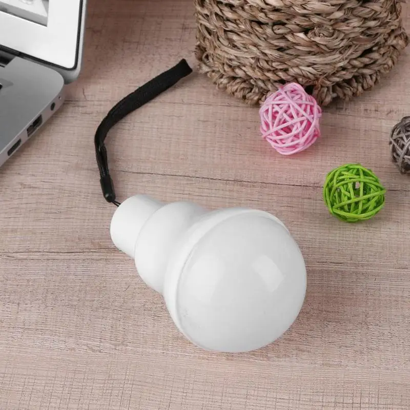 

3W Portable Led Bulb Camping Light Charged Solar Night Lamp Home Outdoor waterproof Garden Night Lighting White Light
