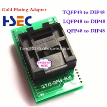 Tqfp 48 QFP48 DIP48 SA248 Programmeur Adaptateur Clamshell Test Socket EZ