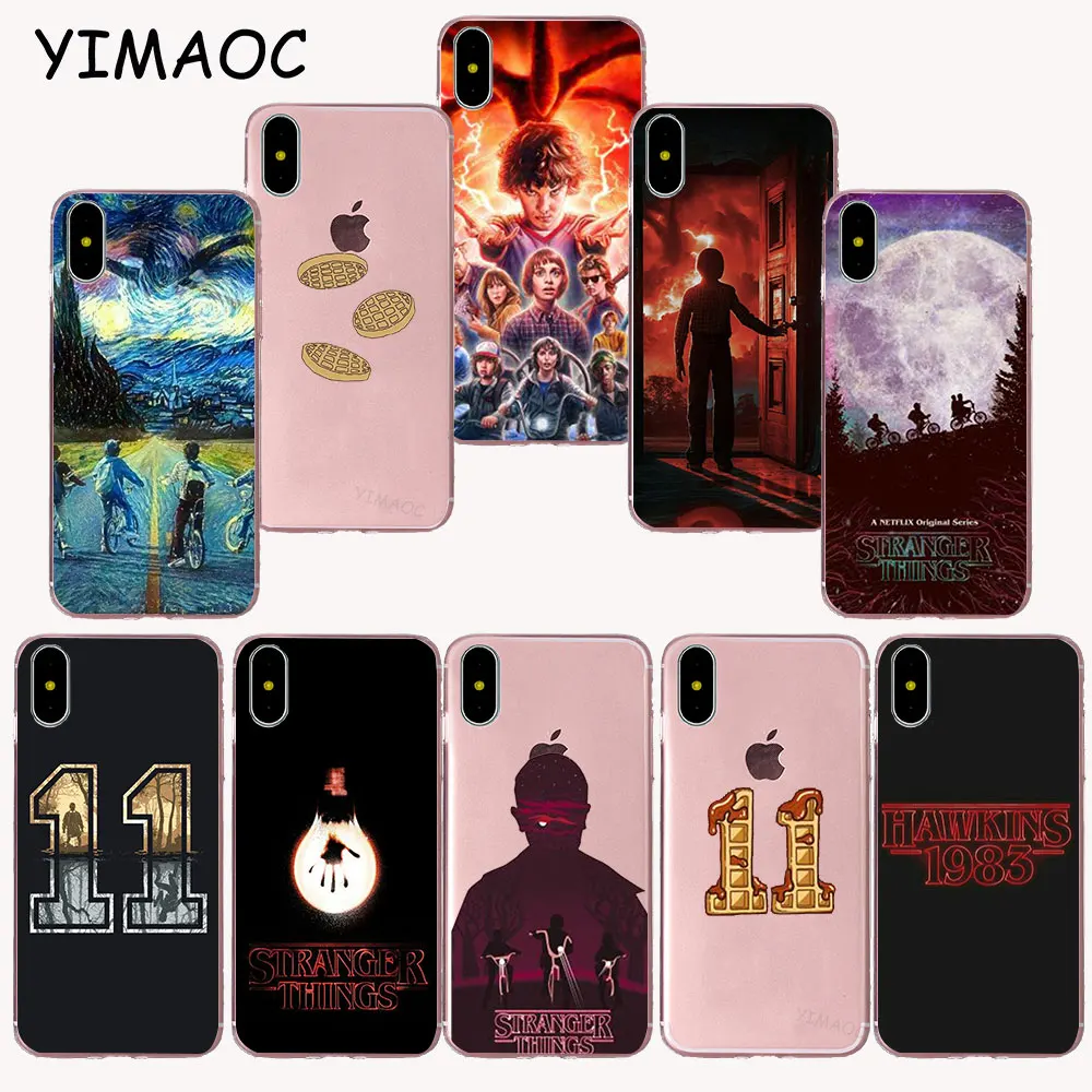 

YIMAOC 108z Cool Stranger Things Soft TPU Silicone Case for iPhone X r s Xr Xs Max 8 7 6S 6 Plus 5 5s SE