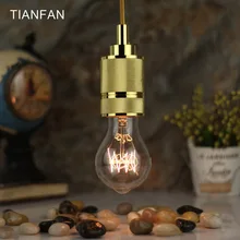 TIANFAN A60/A19 Винтаж Edison ЛАМПЫ E27 220 В 40 Вт творческая личность промышленного подвесной светильник Новинка праздничное освещение