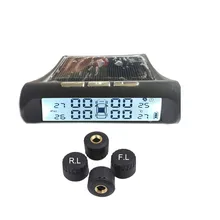 CARPRIE датчик давления в шинах Система контроля tpms датчик солнечной энергии+ 4 внешних датчика s датчик давления в шинах