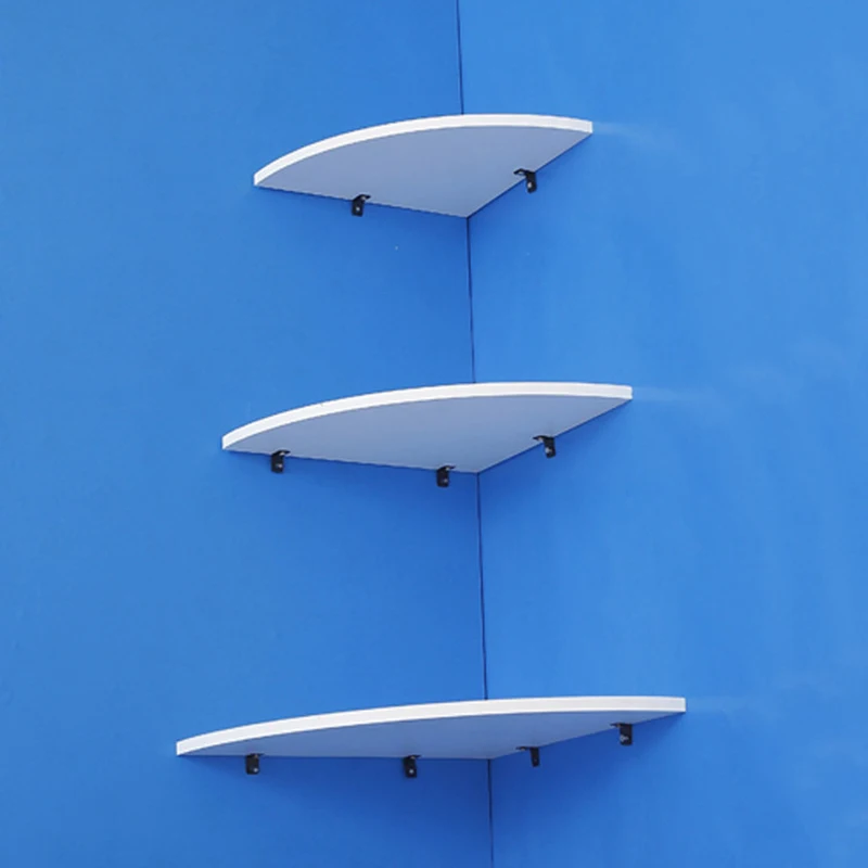 3 шт. угловые безопасные полки настенная доска для книг Горшечное растение