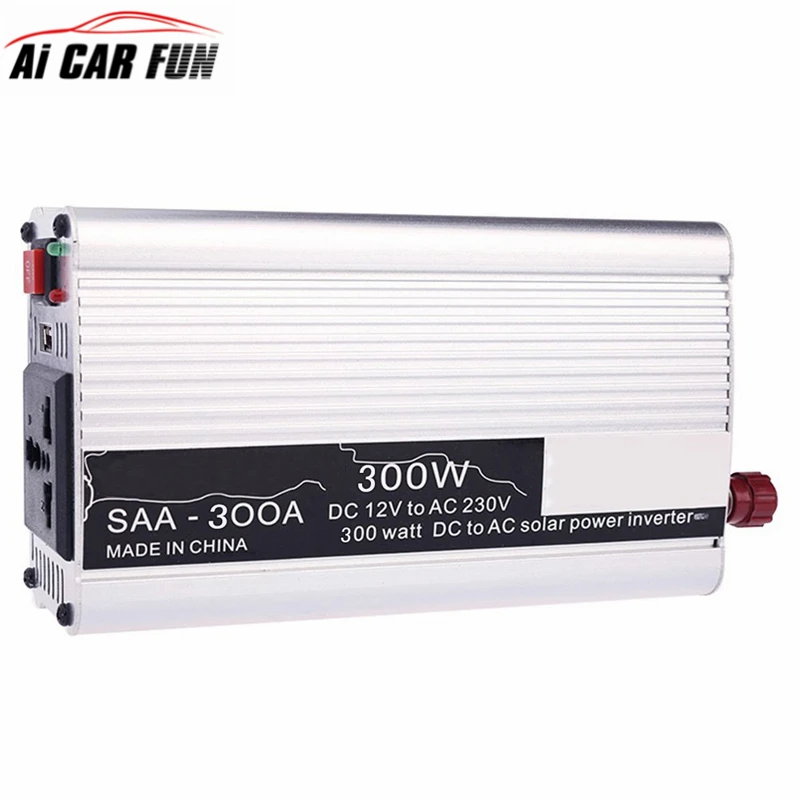 

DC 12V to AC220-240V Power Inverter Car Vehicle Voltage Corrected Sine Wavefrom Inverter Converter Car Inverters Fit 300W-1500W