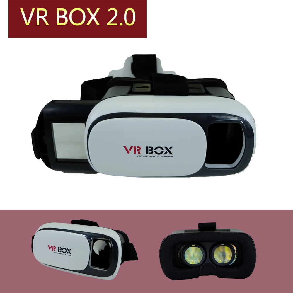 3D VR КОРОБКА Недавно Повышен Google Картон 2.0 для 85-95 Градусов Зрения Отличное