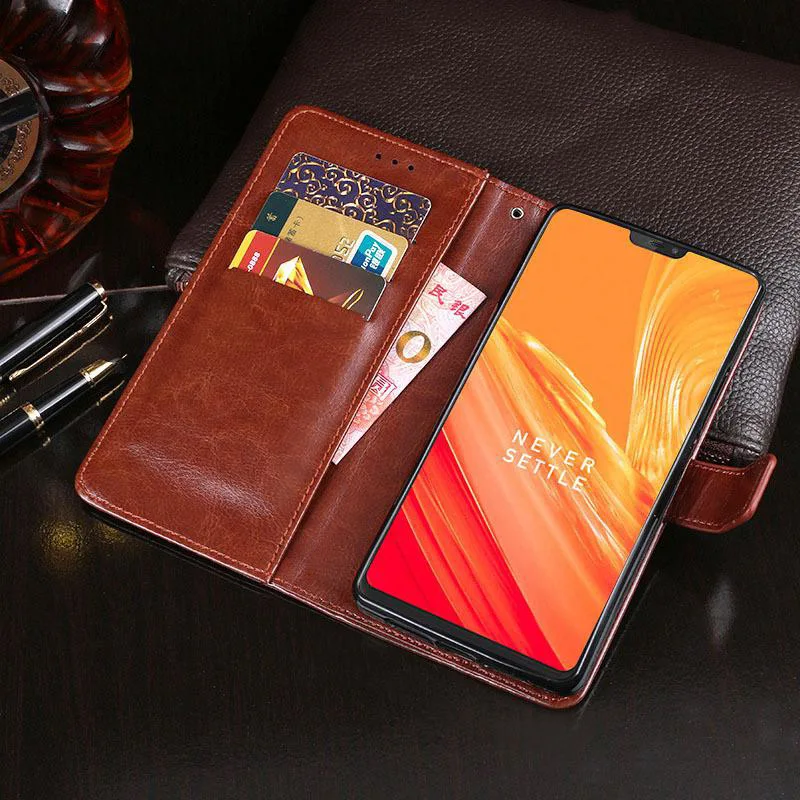

Luxury Wallet Magnetic Flip Leather Case For OnePlus 6T 6 Back Cover For One Plus 6 6T Accessory On Oneplus 5T Fundas Coque