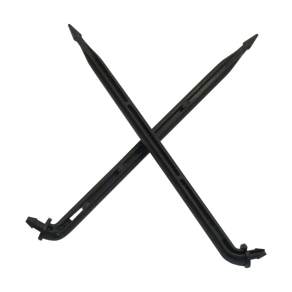 60 Pcs Irrigation Arrow Dripper barb Bend arrow drip dropper Greenhouse water saving Irrigation fittings