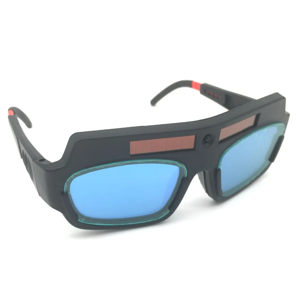Solar Powered Auto Darkening Welding Mask Welding Eyeglass Goggle