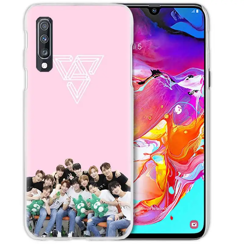 Чехол Monsta X KPOP Boy Group для samsung Galaxy A50 A70 A20e A40 A30 A20 A10 A8 A6 Plus A9 A7 жесткий прозрачный чехол для телефона - Цвет: 04