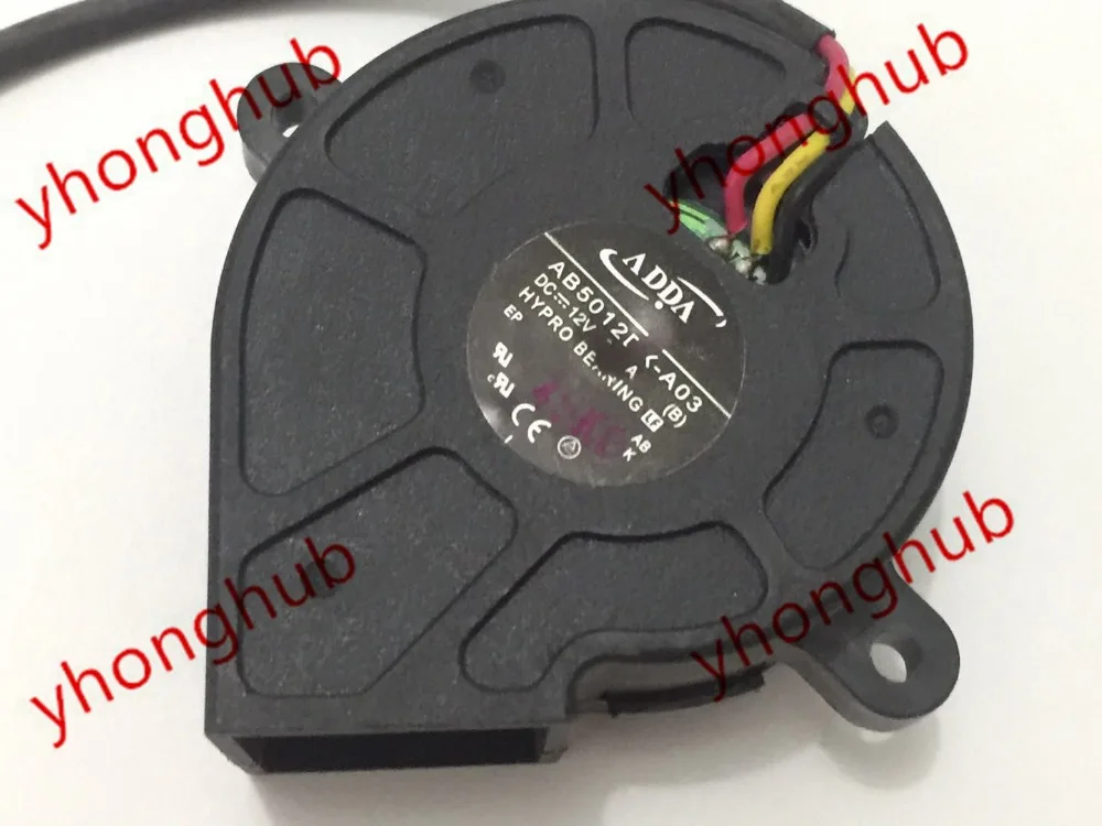 

ADDA AB5012MX-A03 Server Cooler Fan DC 12V 0.12A 50x50x20mm