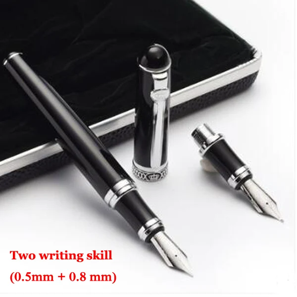 

2017 Double nib High quality Iraurita DUKE Fountain pen Full metal luxury pens Caneta Stationery Office school supplies