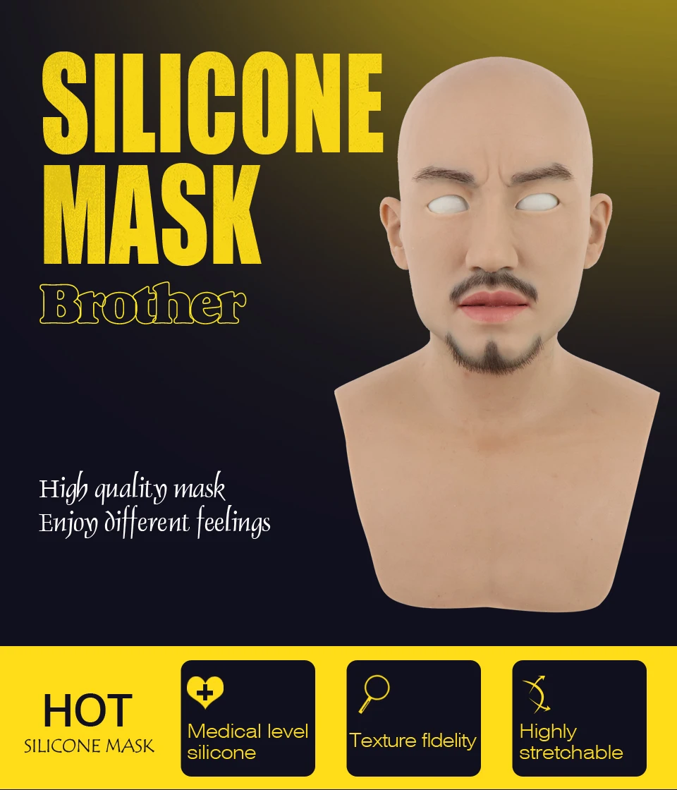 Realmaskmaster, Мужская латексная Реалистичная маска, искусственная, для взрослых, силиконовая, для всего лица, для мужчин, вечерние, принадлежности, фетиш, маски на Хэллоуин