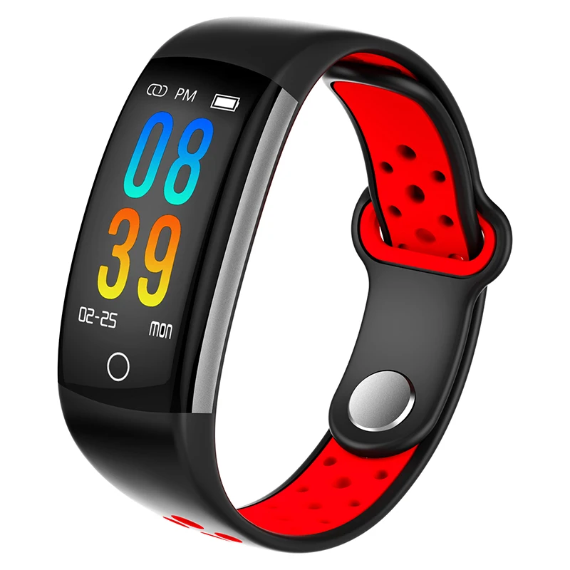 

Q6 Smart bracelet heart rate monitor Blood Pressure Fitness Tracker smartband sport watch for ios android PK xiaomi mi band 3