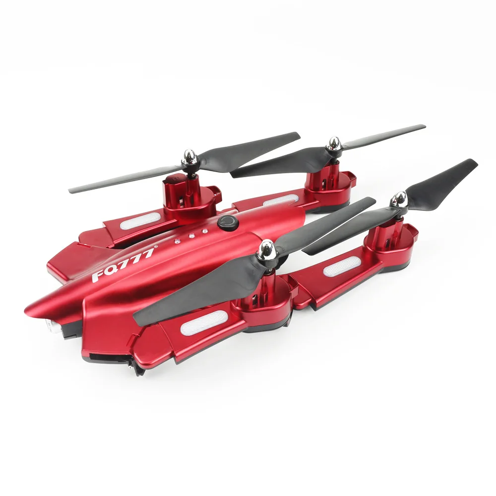 

WIFI FPV HD Camera 2.4G Foldable RC Drone Selfie Quadrocopter Altitude Hovering One Key Return Headless Mode RC Helicopter UAV