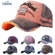 Спортивные шапки классический Стиль куртка из джинсовой ткани с буквами лето-осень отдых шапки для туризма грузовые шапки гольф Кепки