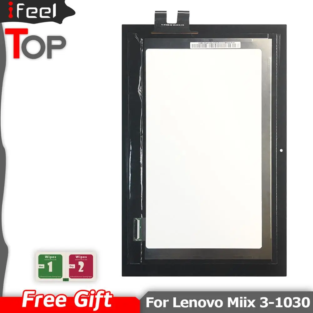 Дешево Для lenovo Miix 3 1030 miix 3 1030 Miix3 ЖК дисплей, сенсорная панель Экран планшета Ассамблеи FP TPFT10116E 02X FP TPFY10113E