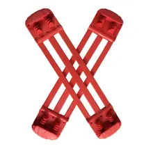 Синие/красные Т-пружины для прыжков обуви EU36-38(размер L