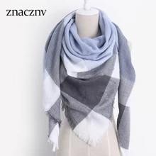 New Design Fashion Women Global 2017 Winter Warm Brand Scarf Plaid Acrylic Multifunctional Shawl A variety