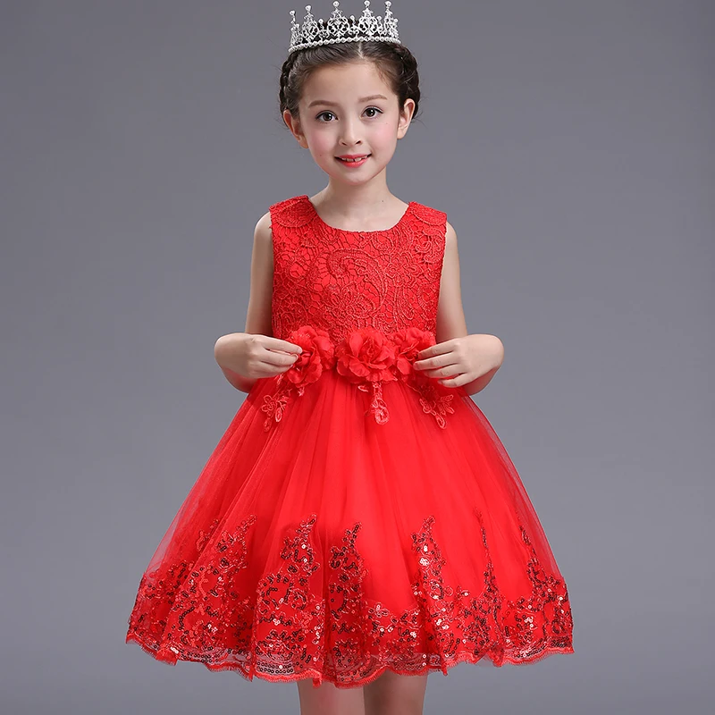Buy 2018 Girls New Year Dress Girls High Low Formal