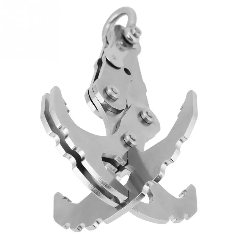 

Stainless Steel Survival Gravity Grappling Hook Outdoor Climbing Claws Car Traction Rescue Tool