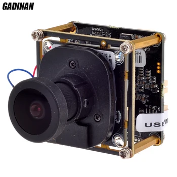 

GADINAN Panoramic Camera FishEye ONVIF 360degree 3MP IP Camera Board M3881C 1 to 4 Video Cutting 5MP 1.42mm Lens with Lan Cable
