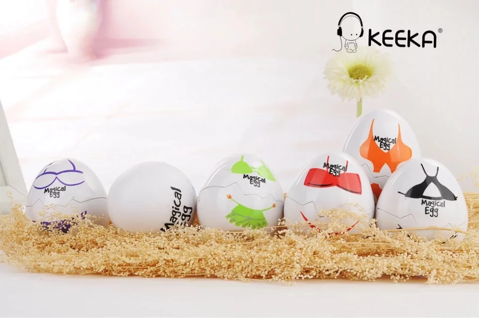 KEEKA проводные наушники Симпатичные Яйцо прекрасный Красочный чехол Коробка для