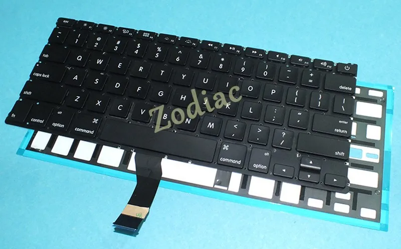 5 шт./лот Клавиатура для ноутбука с подсветкой и 100 шт. винтов Macbook Air 13 ''A1369 A1466 US