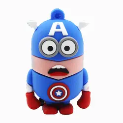 Мультяшный флеш-накопитель super MInions Styles 8 ГБ 16 ГБ 32 ГБ 64 Гб USB флеш-накопитель флешки U диск